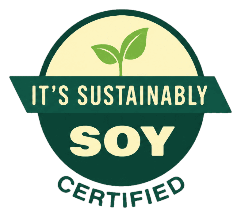 It's Sustainably Soy Certified