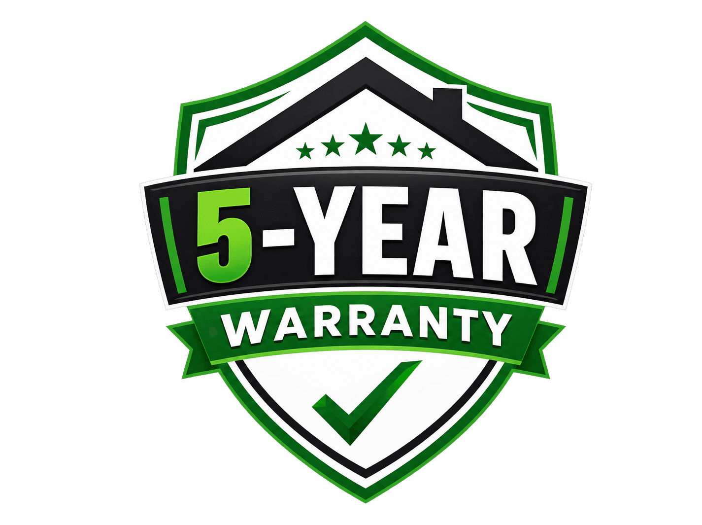 5-Year Warranty badge